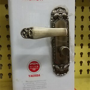 雅尔达锌合金青古铜欧式仿古静音轴承大小50机械门锁执手锁