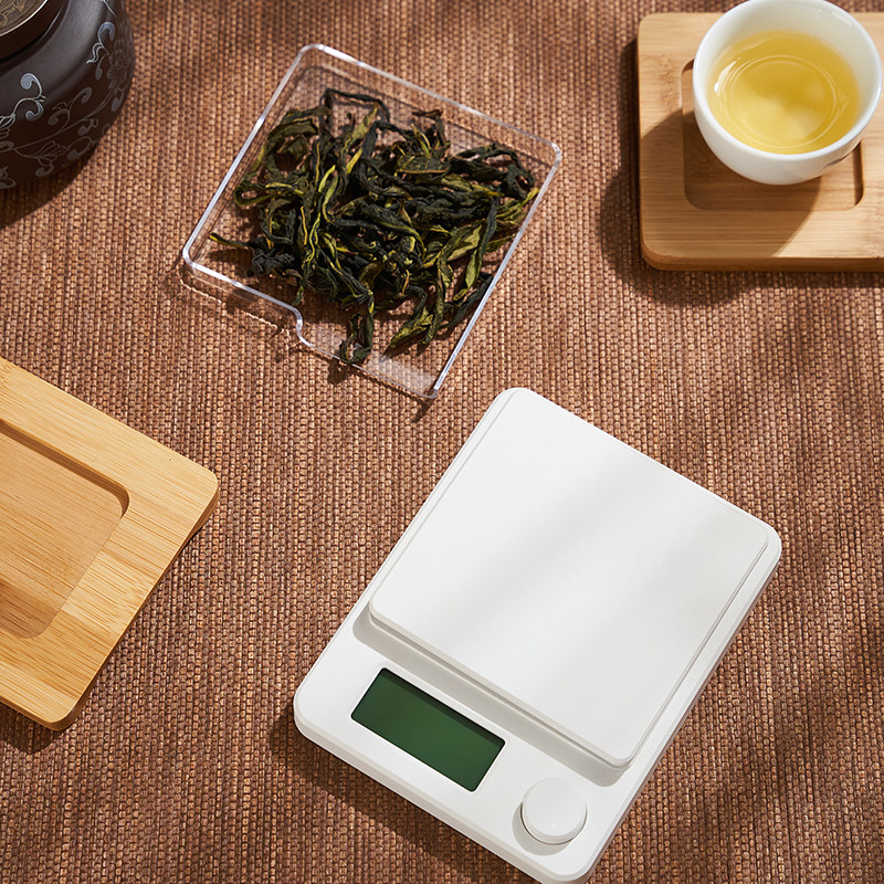 新款电子秤精准家用烘焙称茶叶秤厨房食物咖啡称中药称克秤大方秤