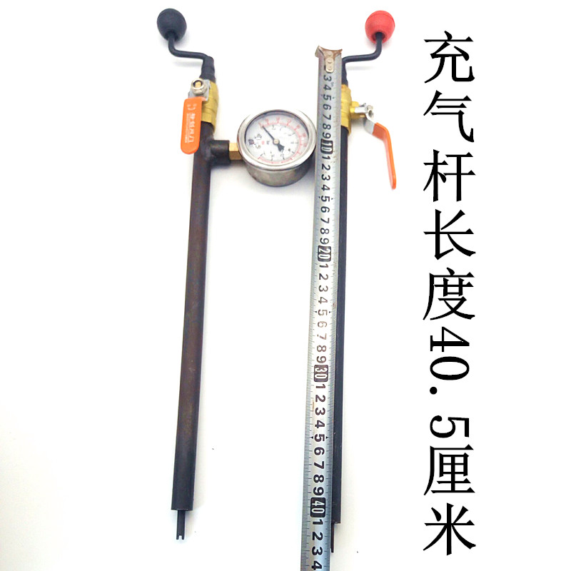 包邮工程车专用充气杆大芯腔真空胎气门嘴快速充气杆加气表杆