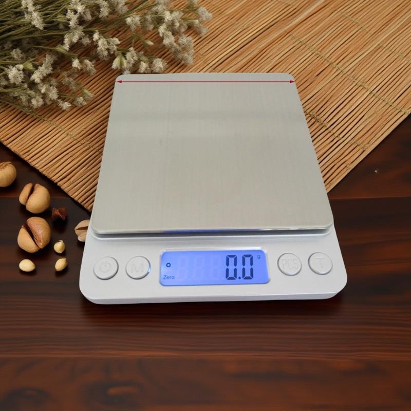 高精度不锈钢文玩电子秤电子称0.01g口袋称珠宝秤厨房秤500g