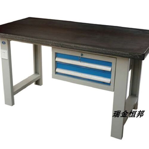重型榉木钳工工作台防静电维修台操作台机修拆解工具桌大型修理桌