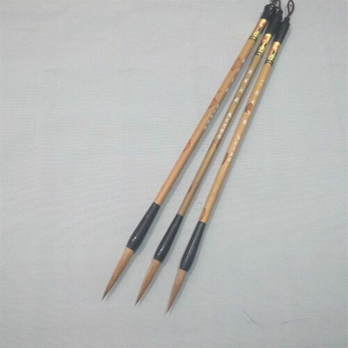 纯尾勾线大中小号瘦金体狼毫毛笔工笔国画勾线描笔瘦金体专用笔