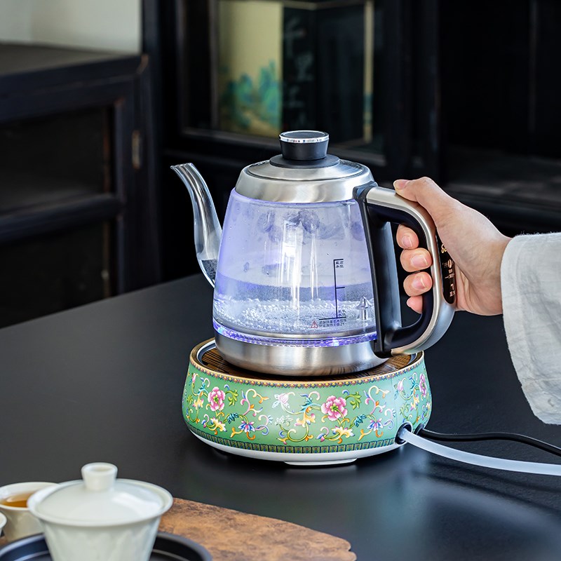 全自动上水煮茶烧水壶茶台专用陶瓷抽水保温一体泡茶专用电热水壶