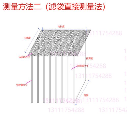 PL单机吹尘器连身布袋订集尘吸尘滤袋连身布袋振打式连身异型布袋