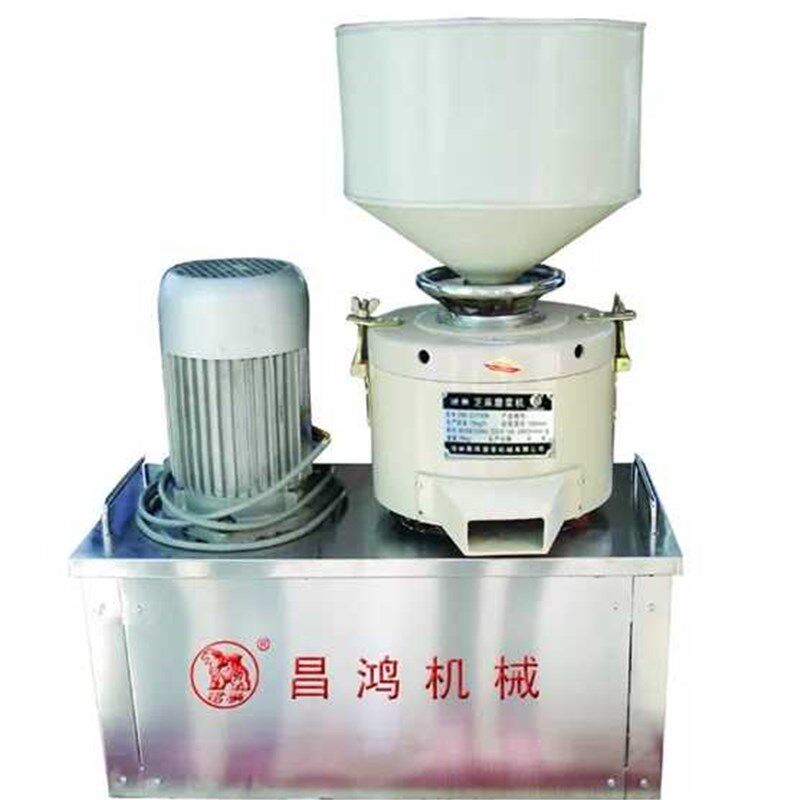 沧州昌鸿珺狮牌200型磨酱浆机商用芝麻花生酱机石磨研磨打浆机.