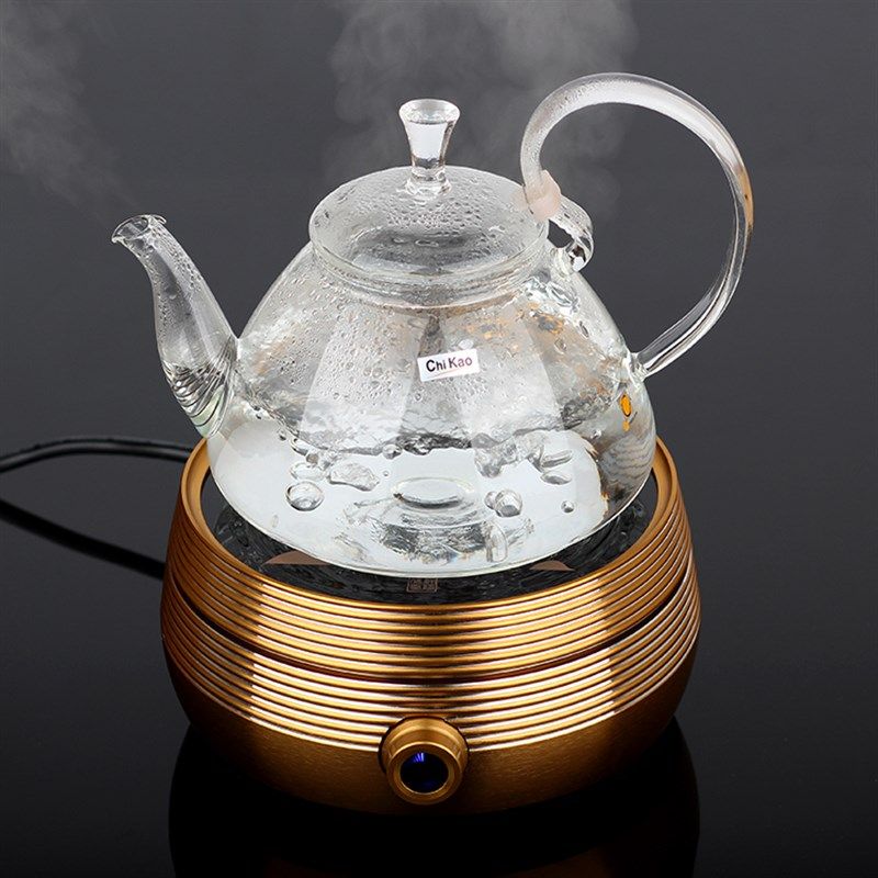 玻璃壶耐高温电陶炉花茶壶煮茶壶透明大号壶高硼硅烧水壶功夫茶具