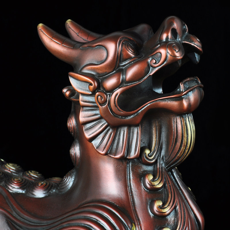 铜皮丘貔貅摆件纯铜招财大号家居客厅玄关装饰工艺品商务开业礼品