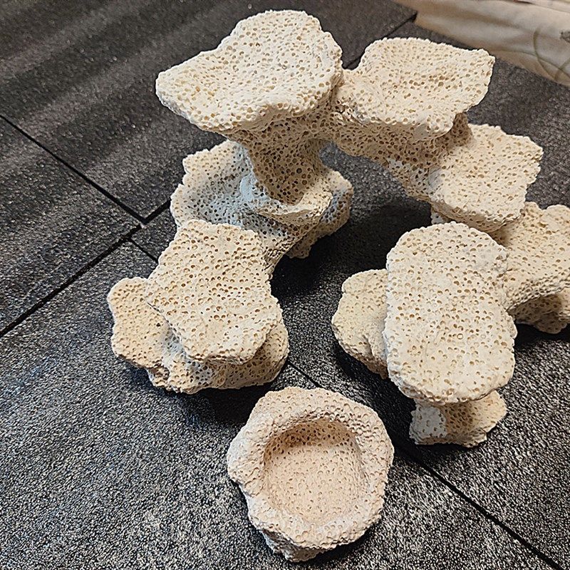 DIY蚂蚁造景石海水珊瑚缸造景石人造石海缸造景人造石非活石