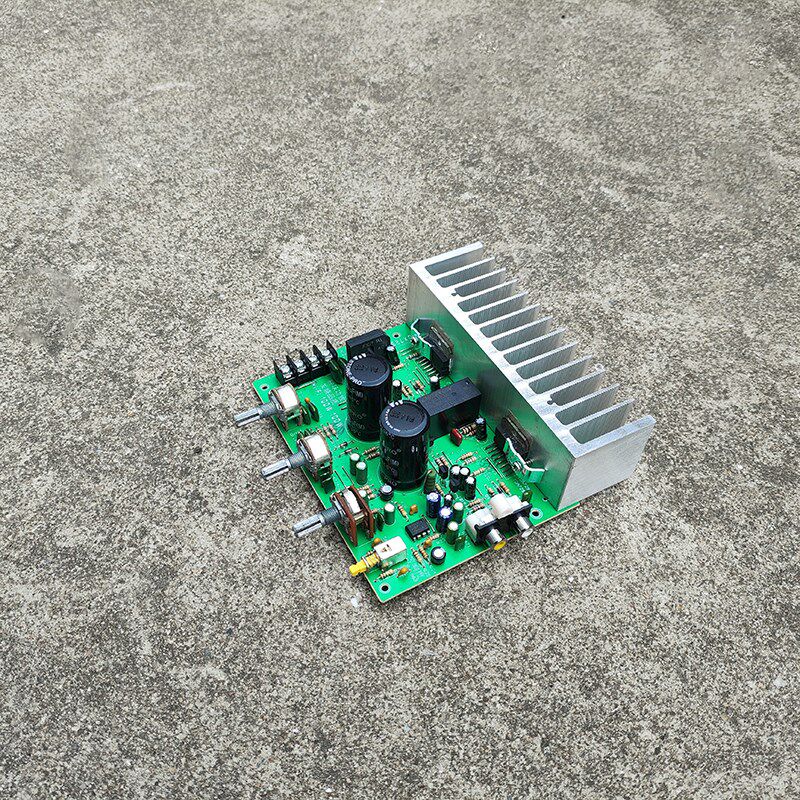 200W7293功放板大功率高保真立体声2管前后级功放板套件DIY成品板
