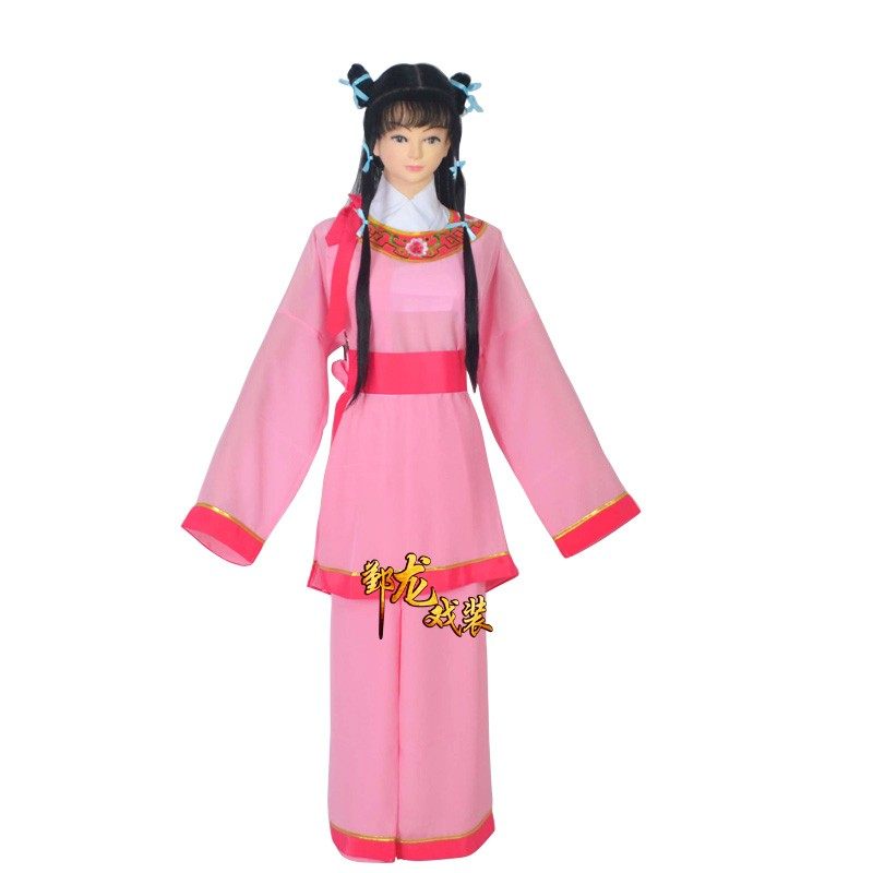 银龙新款戏曲古装娃娃衣越剧黄梅戏儿童书童衣装仙童服装娃娃服装