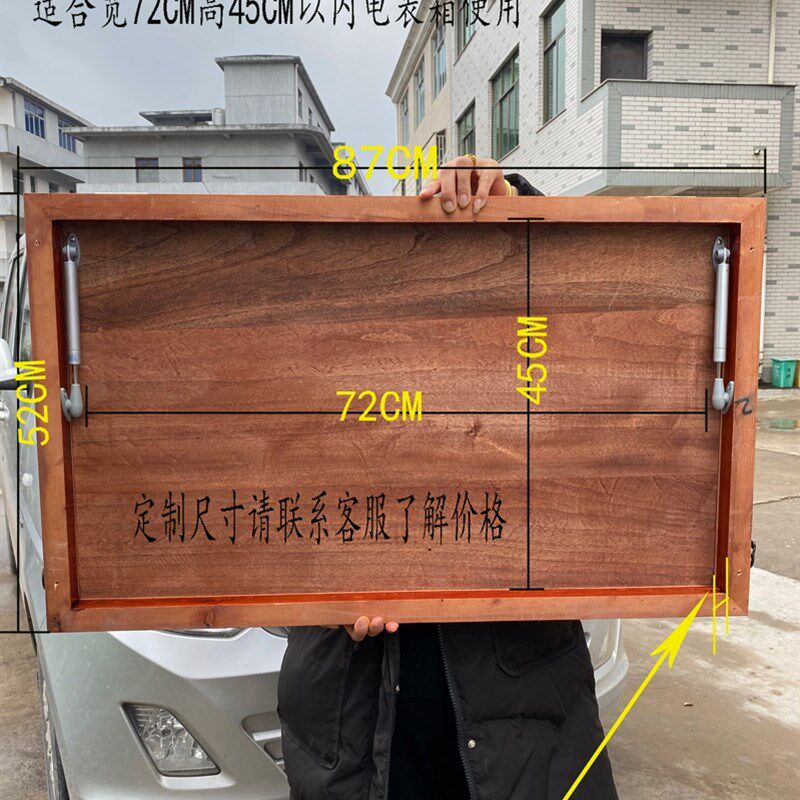 实木新款配电箱大尺寸定制新中式竹子电表箱画装饰画遮挡箱高级感