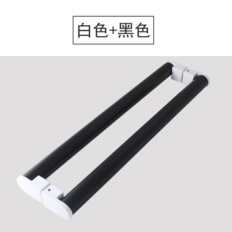 极简拉丝金玻璃门拉手黑色大门把手实木推拉门把手酒店豪华大把手