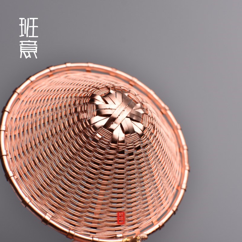 铜茶滤云南全手工紫铜茶漏红铜茶漏铜茶叶过滤器包邮紫铜茶漏