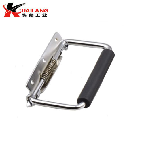 LS504-1-2-3不锈钢弹簧提手把手活动拉手工具箱暗藏折叠拉手提手