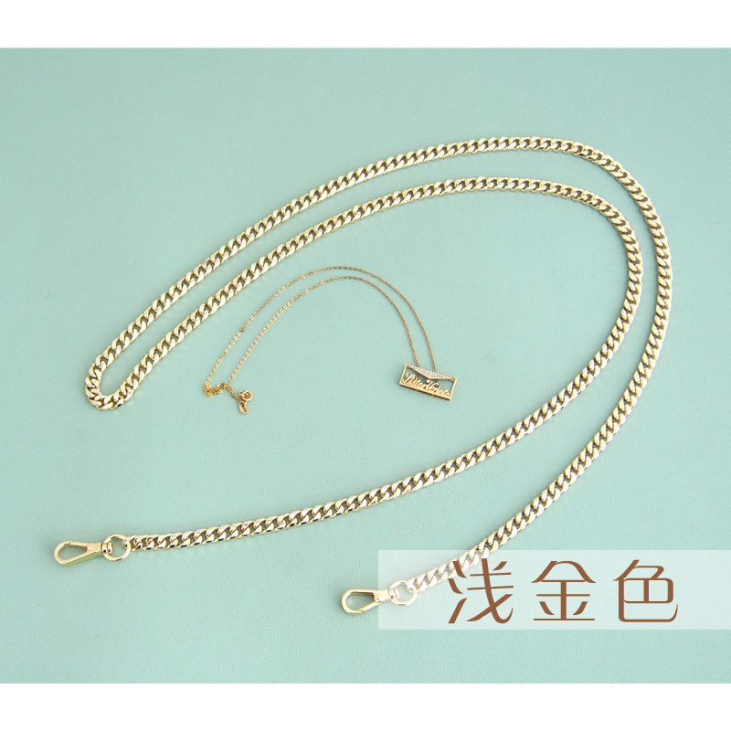 浅金色包链纯铜替换百搭链条包z带斜挎带单买链条配件链子包女斜