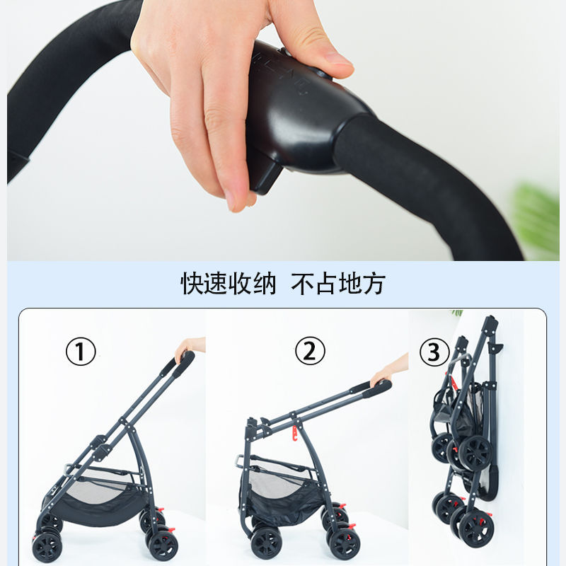 宠物外出小推车轻便可折叠狗狗成人滑板车猫咪泰迪手推车提篮分离