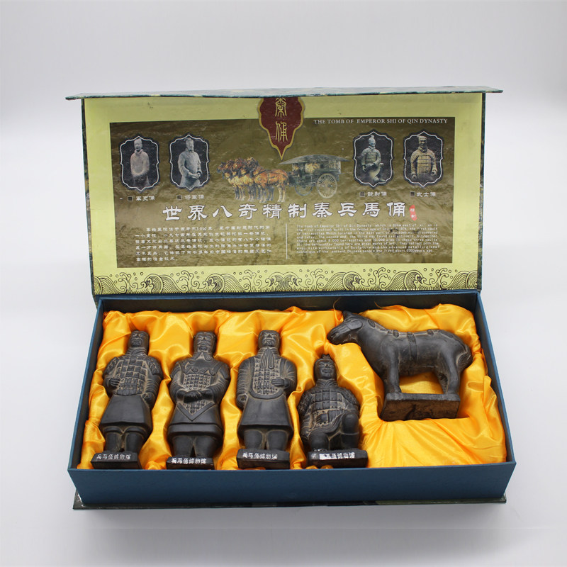 西安礼品 兵马俑摆件 仿古陶俑 陕西秦始皇陵文创 工艺品 中国风