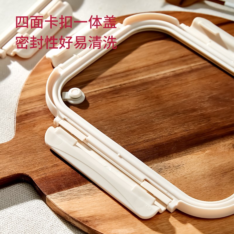 饭盒微波炉加热专用密封带盖高硼硅玻璃饭盒分格可微波便当盒餐盒