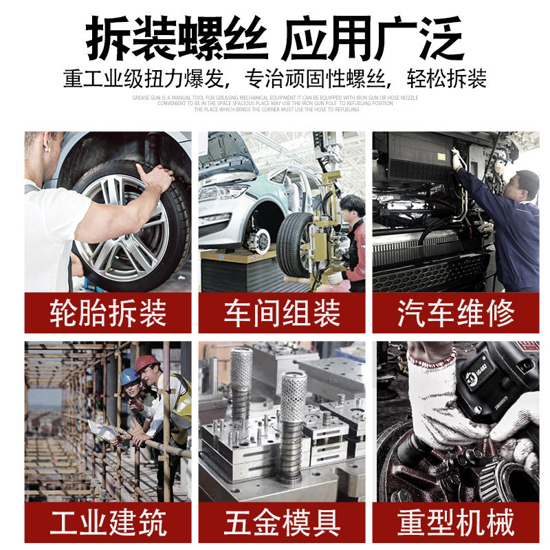 锐高气动风炮机3/4寸工业级大扭力气动扳手货车中型风炮汽修工具