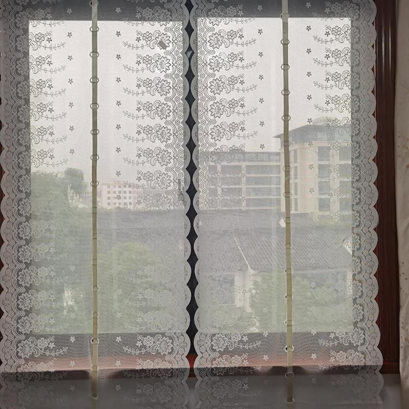 免打孔窗帘扇形提拉帘厨房窗帘客厅卧室阳台隔断门帘罗马帘网纱