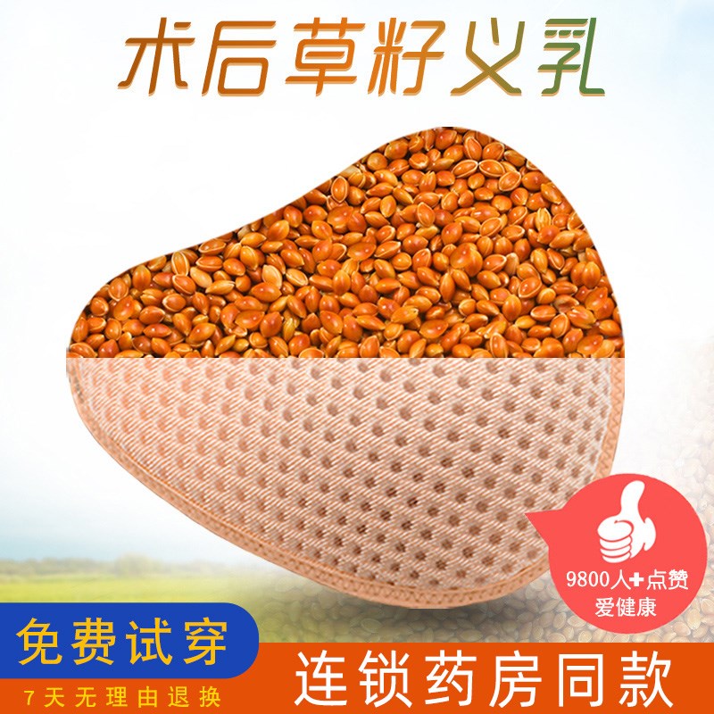 草籽义乳非硅胶材质 乳腺切v除后专用假胸 加厚设计 假体配文胸使