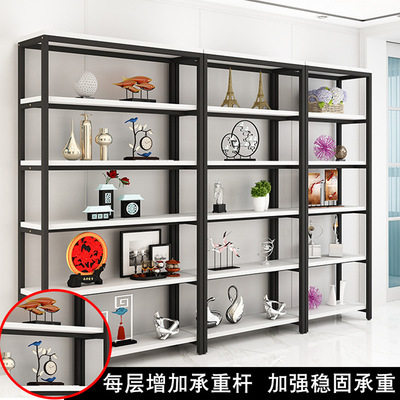 铁艺货架多层置物架家用简易书y架展示架仓储陈列架落地收纳整理