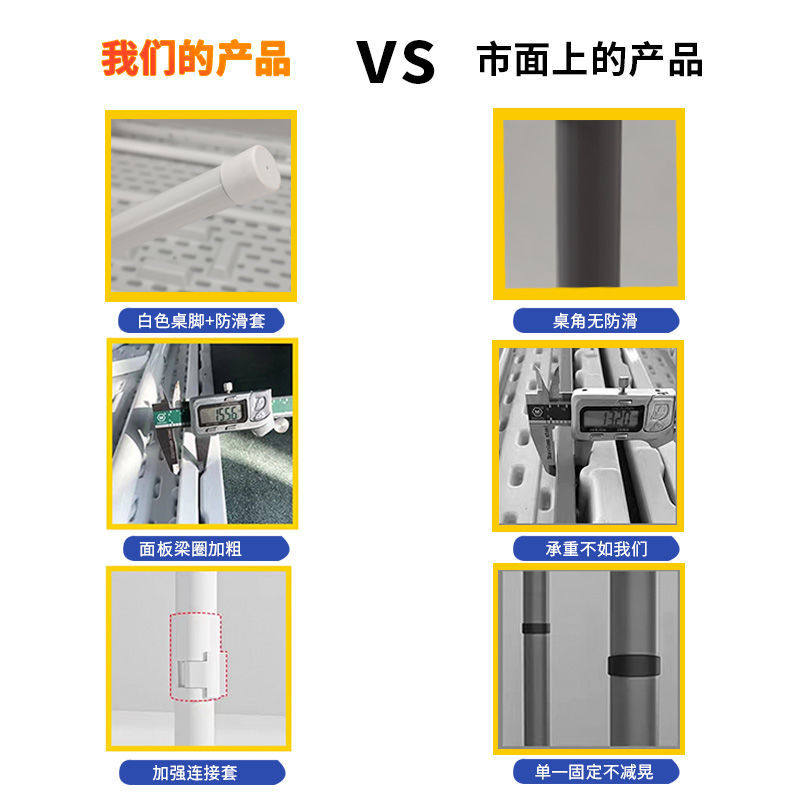 北欧折叠餐桌小户型家用手提摺疊枱4人可伸缩长方形8人餐枱户外