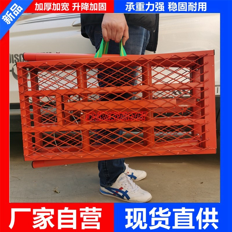 加厚折叠马凳刮腻子装修马凳工程梯脚手架2米长可伸缩铁凳子脚架