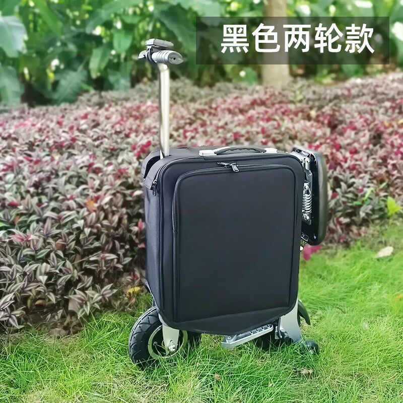 老人代步行李箱电动三轮车轻便飞机高铁旅游箱电动车母子小型车