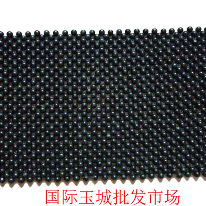 药王石墨绿玉枕巾垫按摩助眠颈椎保健枕头圆珠玉枕+枕垫