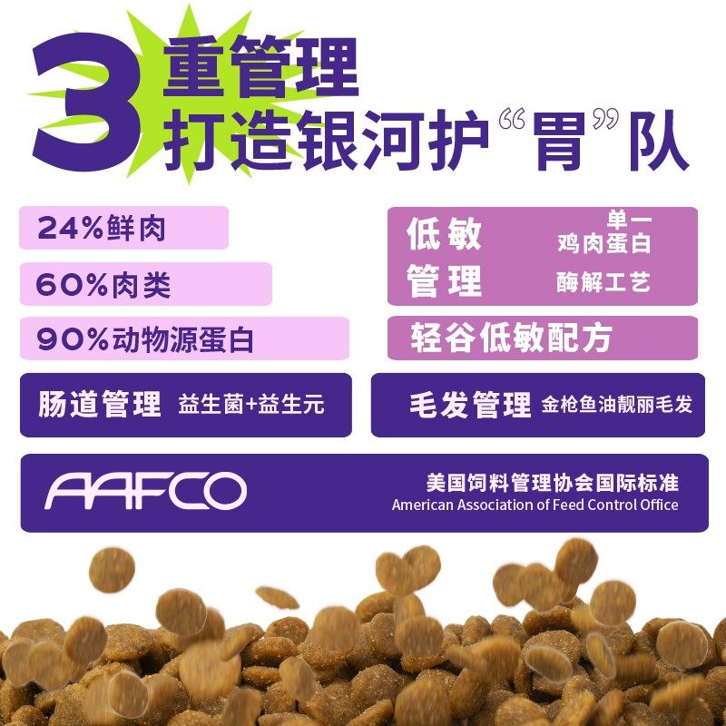 疯狂小狗狗粮3斤小型犬幼犬成犬粮泰迪比熊通用鸡肉紫薯低敏狗粮