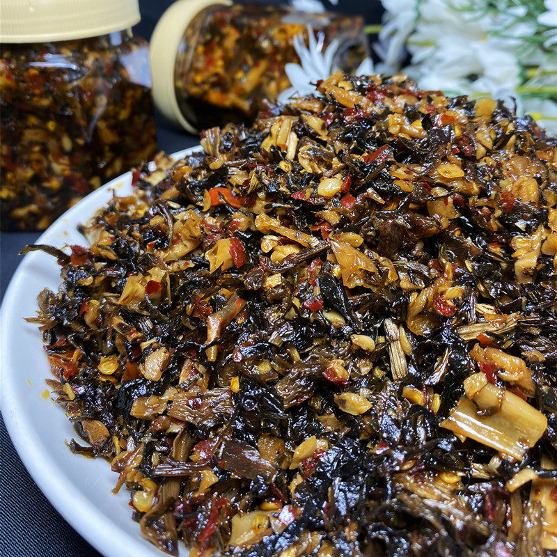 农家自制腌菜雪里红梅菜酸菜外婆菜萝卜干香辣下饭菜配粥拌饭瓶装
