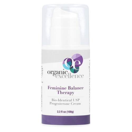 Organic Excellence女性平衡护理生物相同的 USP 孕酮乳膏