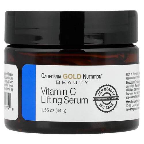 California Gold Nutrition,维生素 C 紧肤精华加强提亮凝胶精华