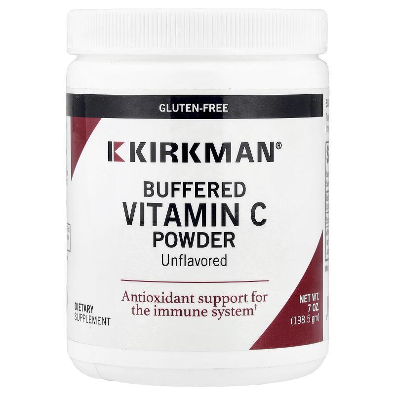 Kirkman Labs,缓冲维生素 C 粉，原味，7 盎司（198.5 克）图片