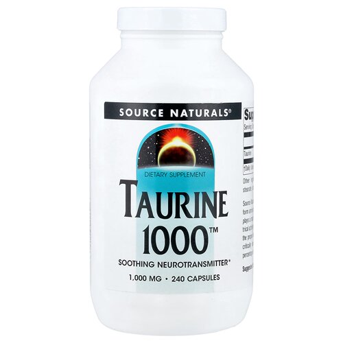 Source Naturals/源美牛磺酸1000Taurine 1000晚间下班温暖相伴