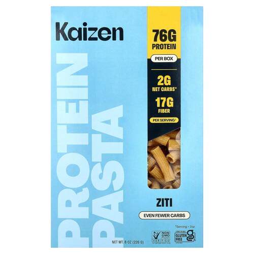 Kaizen蛋白质意大利面Ziti即食方便速食进口懒人快手夜宵免煮美味