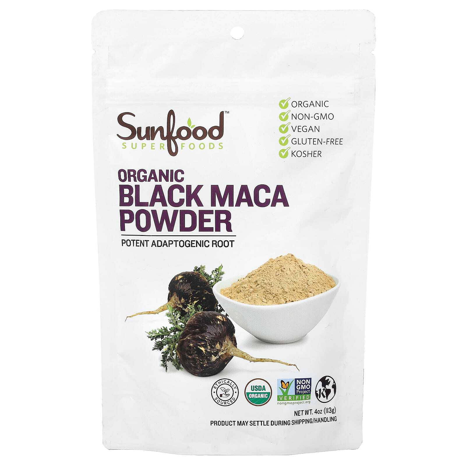 Sunfood有机黑玛卡粉黑玛咖换季与旅途享受柔润一天润泽相伴