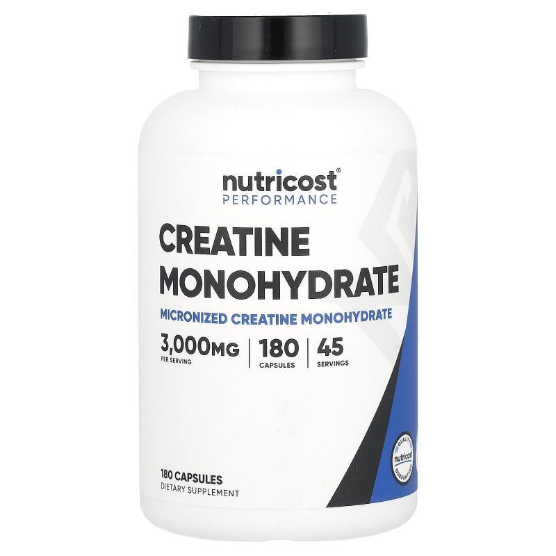Nutricost性能一水肌酸胶囊肌肉耐力守护修护肌肉能量续航肌肉骨图片