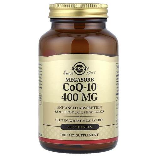 Solgar辅酶Q10脂质配方呵帮助心肌活力中老年养护