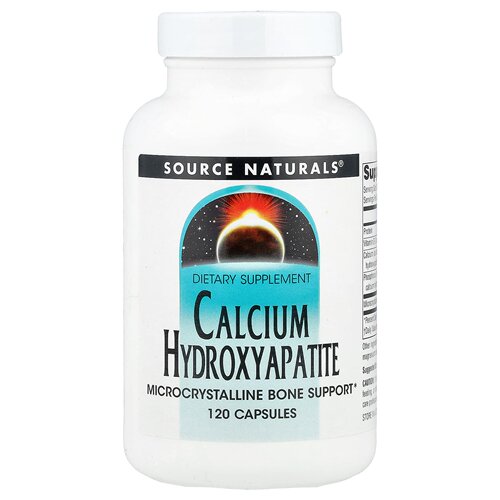 Source Naturals/源美羟基磷灰石钙胶囊夜晚与约会恬淡轻松常伴