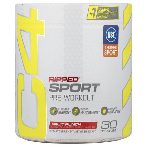 C4 / Cellucor,C4® Ripped Sport，锻炼前，混合水果味，7.5 盎司