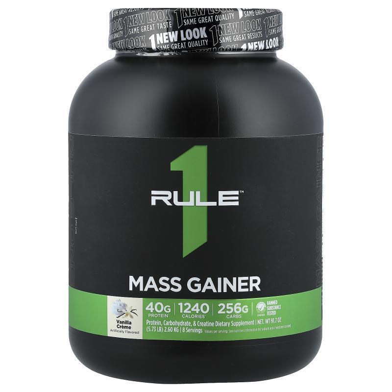 Rule One Proteins,增重粉™,香草奶油味,5.73 磅(2.6 千克)