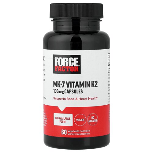 Force Factor MK-7维生素K2维生素 K2 MK7上午加班温和自在相伴