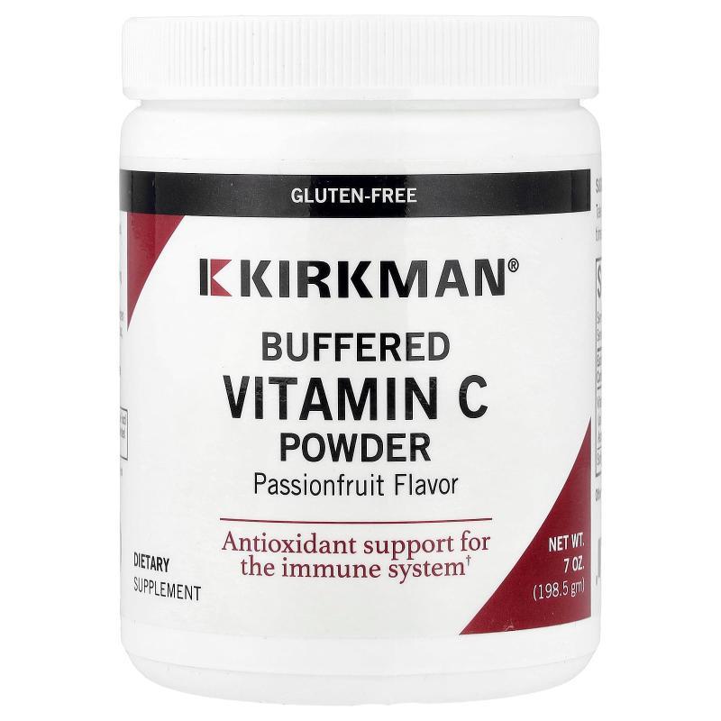 Kirkman Labs,缓冲维生素 C 粉，西番莲味，7 盎司（198.5 克）图片