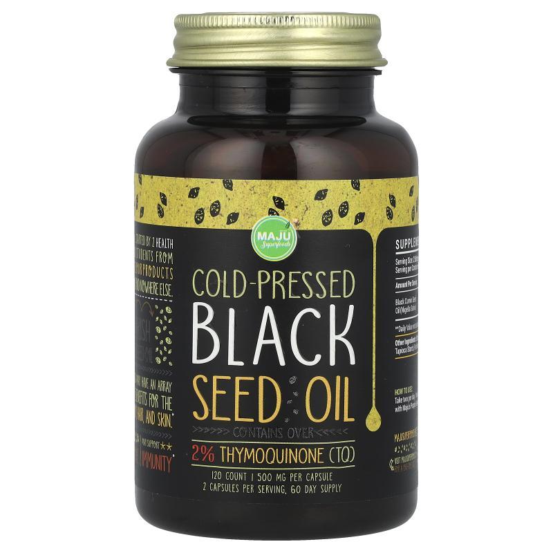 Maju Superfoods,有机黑籽油,1000 毫克,120 粒(每粒软胶囊 50