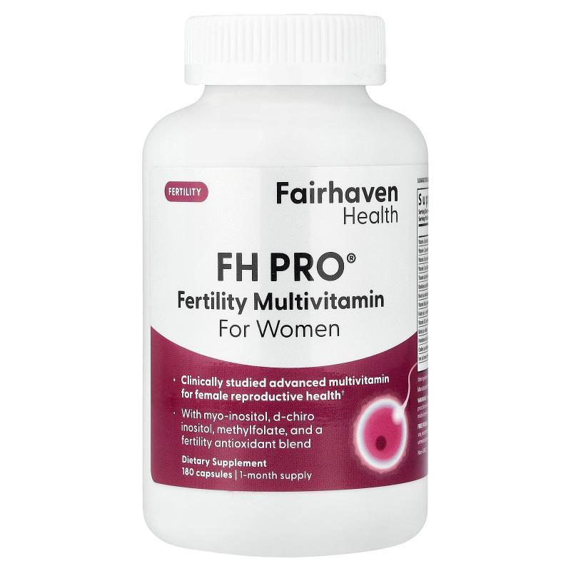 Fairhaven Health爱希儿女性孕前生育多维生素矿物质肌醇叶酸