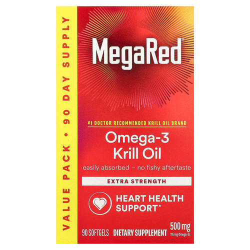 旭福MegaRed优质Omega-3磷虾油特强型春日保持聚会从容轻盈相伴