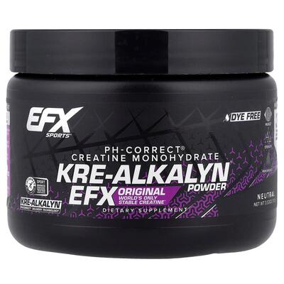 EFX,pH-Correct® 一水肌酸，Kre-Alkalyn EFX 粉，中性，3.53 盎1
