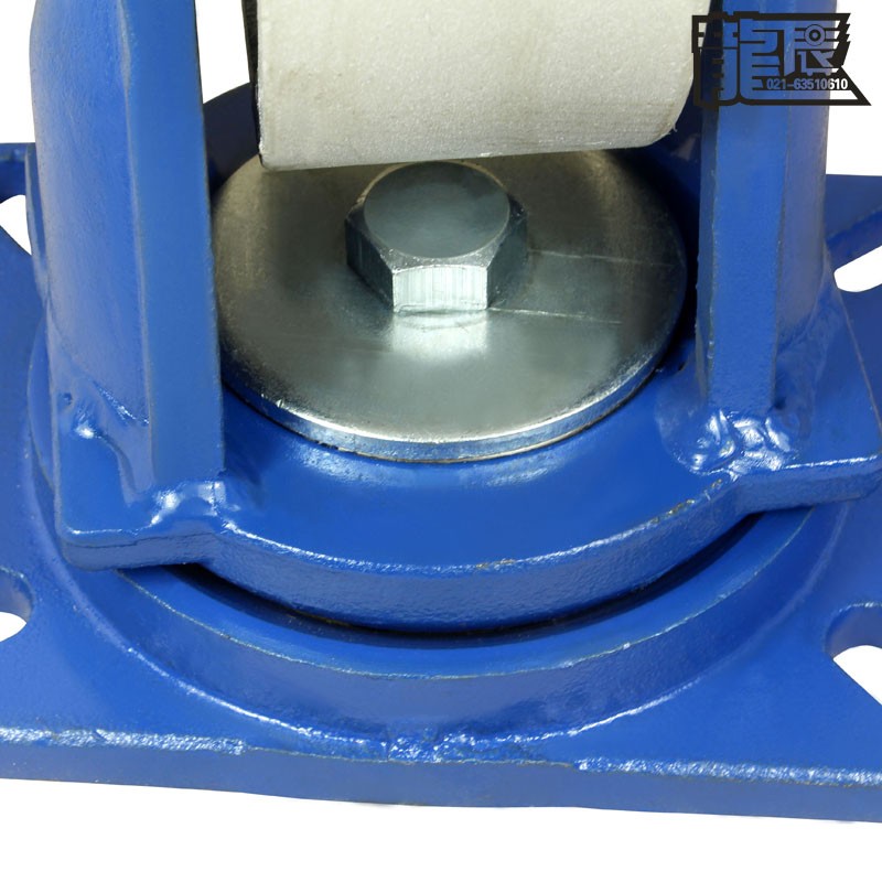 林春7系全铁脚轮万向轮8寸10寸工业超重载设备轮浇钢铸铁轮2000KG